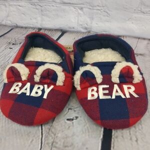 Youth Kid Slippers NWT Slip On BABY BEAR Size 5-6
